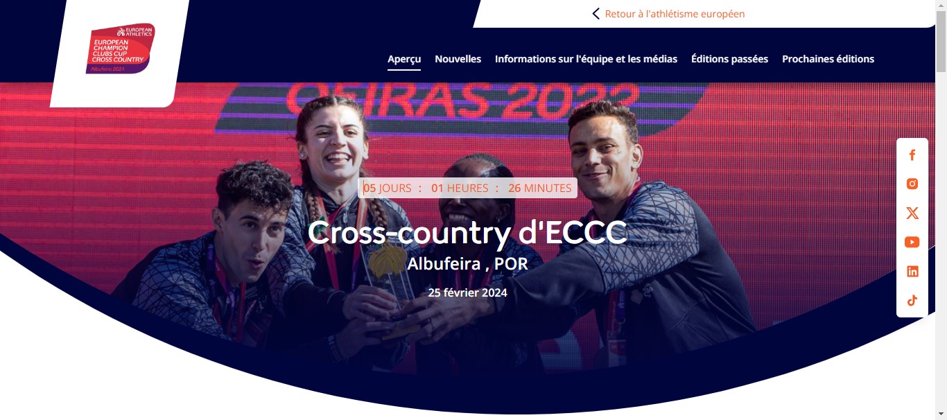 Watch ECCC Cross Country Albufeira 2024 Live Stream Online!!