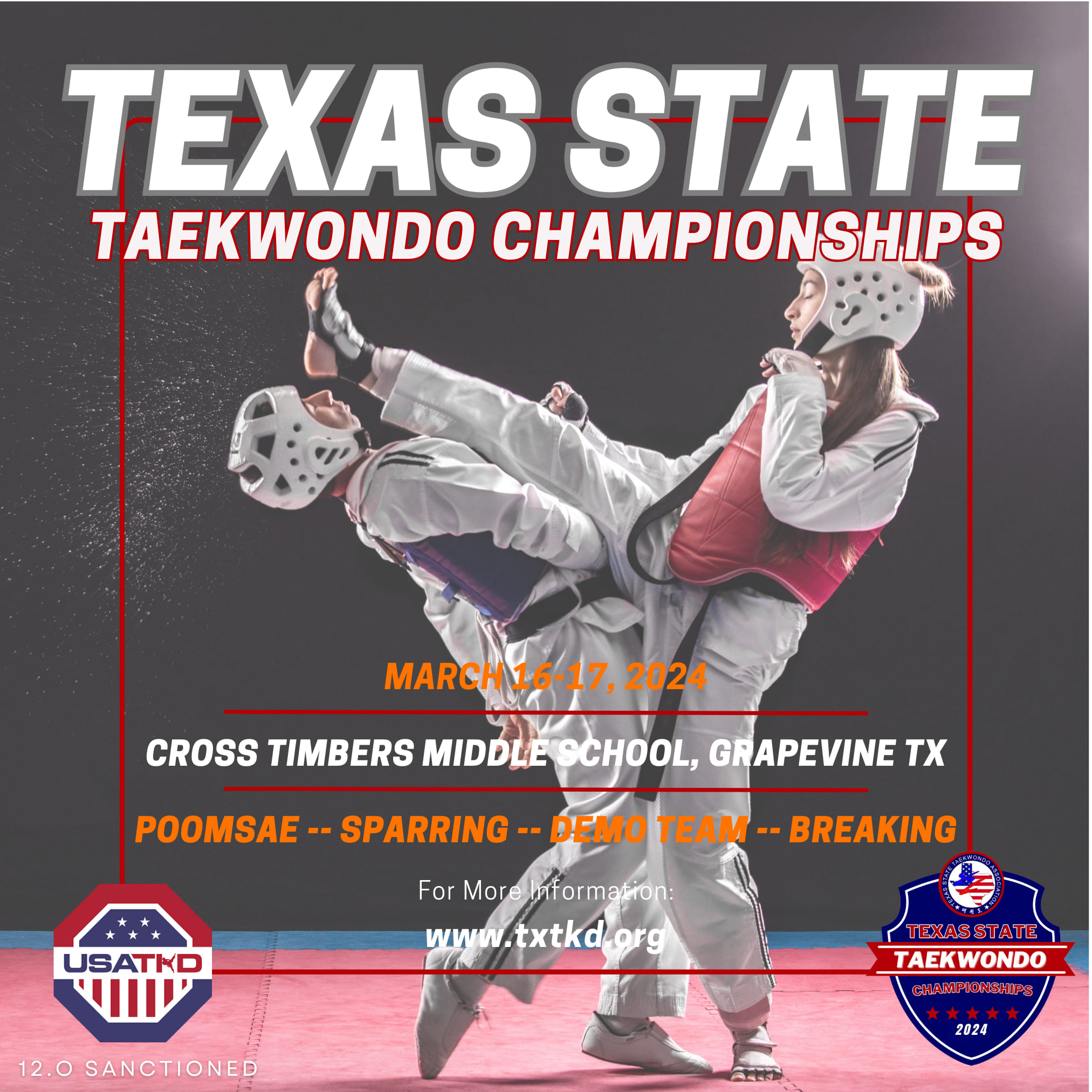 Watch Texas State Taekwondo Championship 2024 Live Stream Online!!